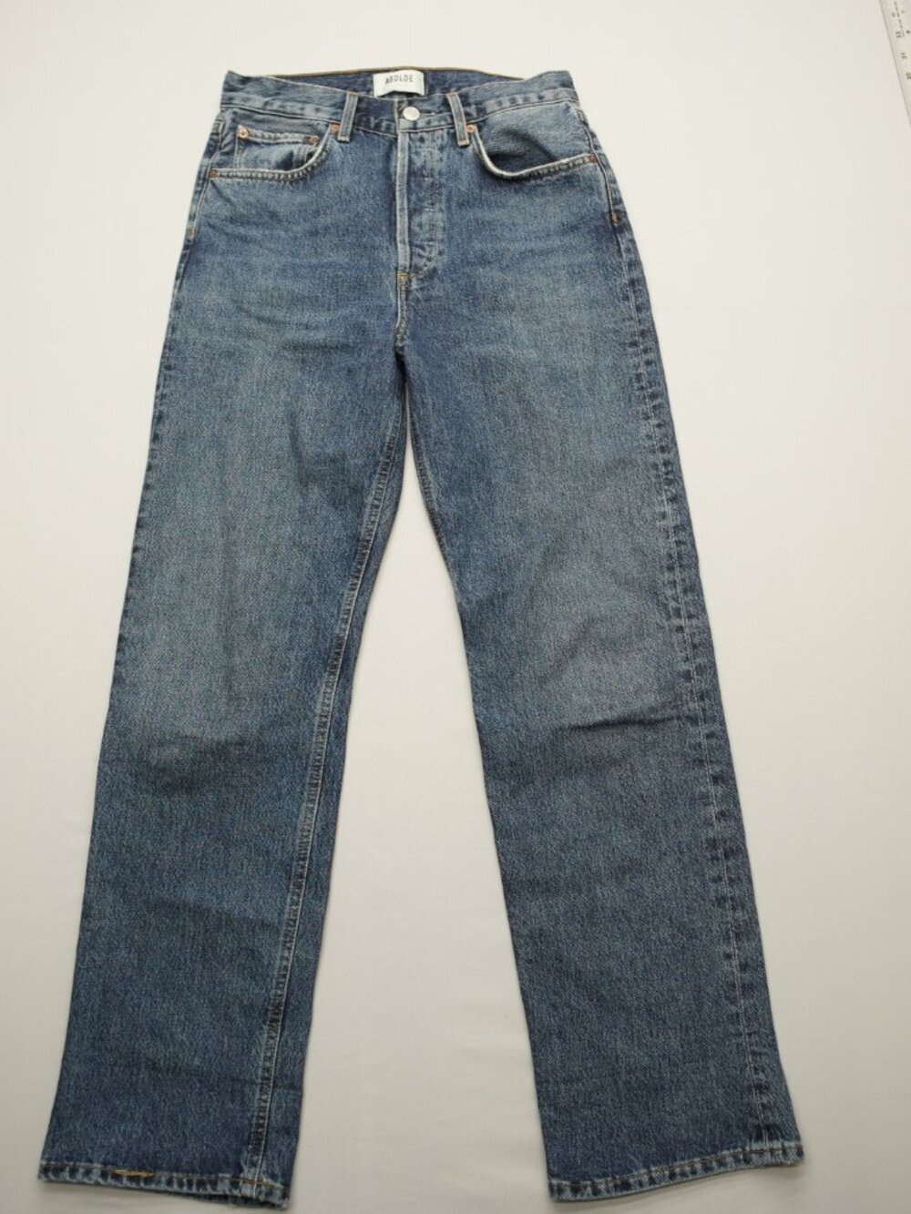 AGOLDE Fran Low Slung Easy Straight Jeans in Control Size 24 - Picture 3 of 12